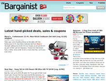 Tablet Screenshot of bargainist.com